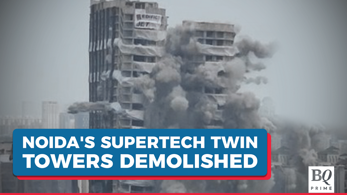 Noida’s Supertech Towers Razed With ‘Waterfall Implosion’